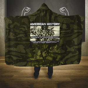 Double V Campaign American History 1942 Hooded Blanket Military Camouflage Tuskegee Airmen World War II