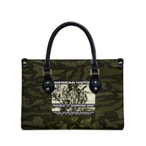 Double V Campaign American History 1942 Leather Bag Military Camouflage Tuskegee Airmen World War II