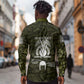 Double V Campaign American History 1942 Long Sleeve Button Shirt Military Camouflage Tuskegee Airmen World War II