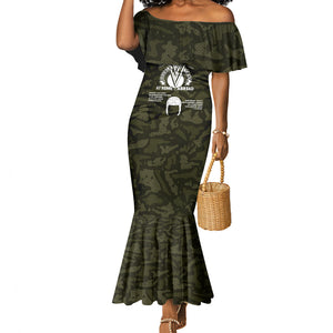 Double V Campaign American History 1942 Mermaid Dress Military Camouflage Tuskegee Airmen World War II
