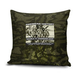 Double V Campaign American History 1942 Pillow Cover Military Camouflage Tuskegee Airmen World War II