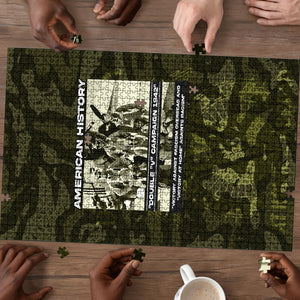 Double V Campaign American History 1942 Puzzle Military Camouflage Tuskegee Airmen World War II
