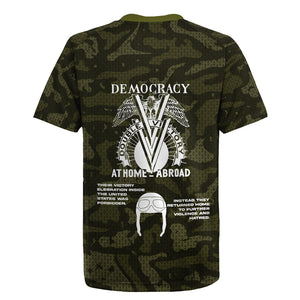 Double V Campaign American History 1942 Rugby Jersey Military Camouflage Tuskegee Airmen World War II