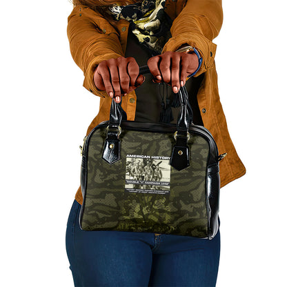Double V Campaign American History 1942 Shoulder Handbag Military Camouflage Tuskegee Airmen World War II