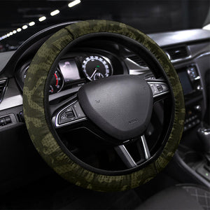 Double V Campaign American History 1942 Steering Wheel Cover Military Camouflage Tuskegee Airmen World War II