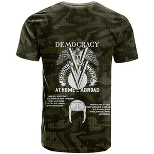 Double V Campaign American History 1942 T shirt Military Camouflage Tuskegee Airmen World War II