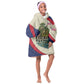 Liberia Wildlife Kid Wearable Blanket Hoodie African Safari and Ocean Marine Life - African Pride