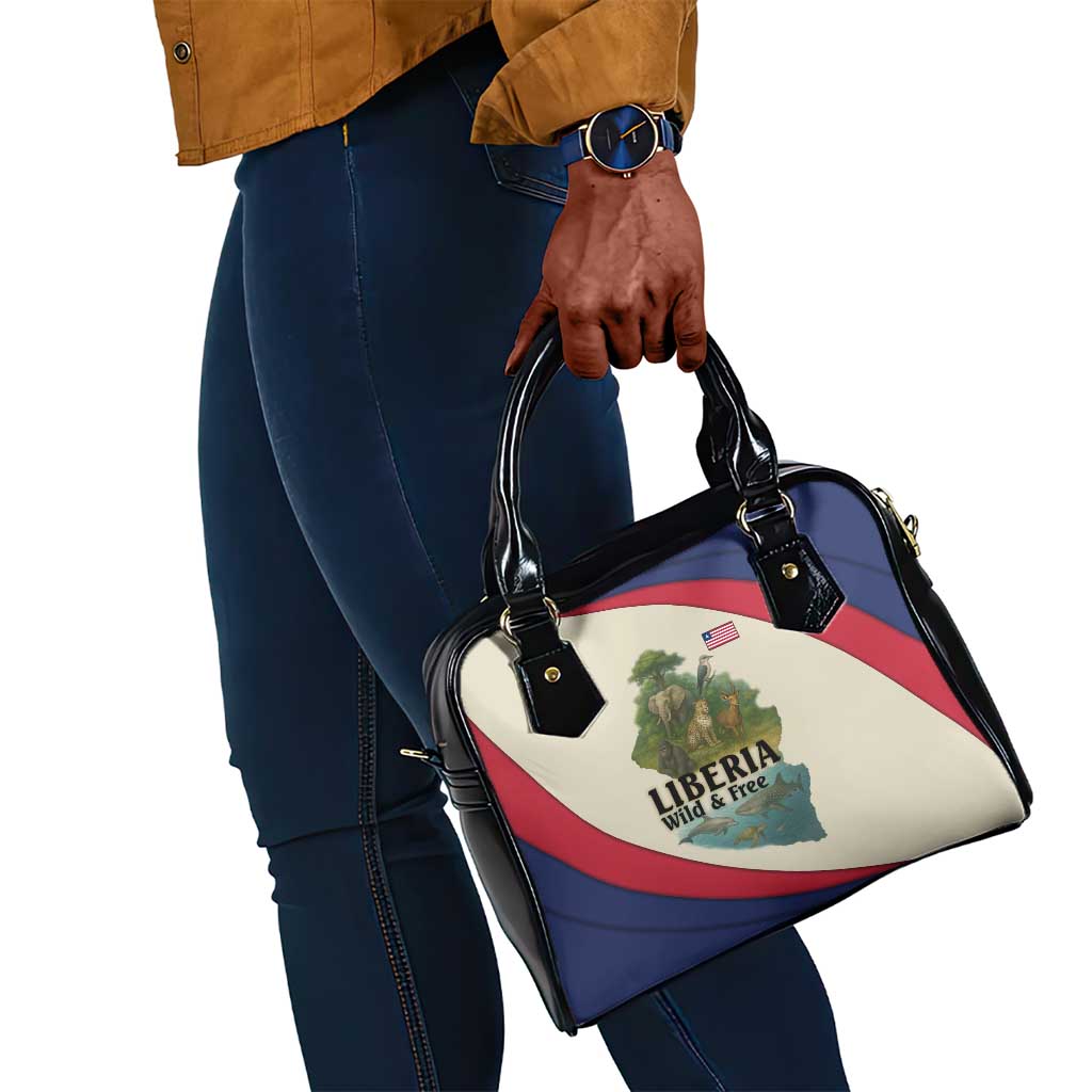 Liberia Wildlife Shoulder Handbag African Safari and Ocean Marine Life - African Pride