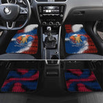 Liberia Elephant Power of Tradition Car Mats Tribal Red Blue Splash - African Pride