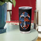Liberia Elephant Power of Tradition Tumbler Cup Tribal Red Blue Splash - African Pride