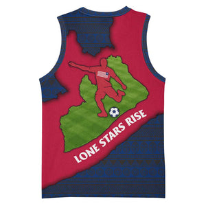 Liberia Lone Stars Rise Football Basketball Jersey Map Graphic and National Flag TS04