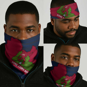 Liberia Lone Stars Rise Football Neck Gaiter Map Graphic and National Flag TS04