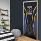 Personalized Prince Hall Freemasonry Door Cover Royal Blue Gold Masonic Geometric Legacy Graphic