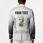 Personalized Prince Hall Freemasonry Blazer Masonic Square And Compass Vintage Gold Pillar Illustration