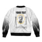 Personalized Prince Hall Freemasonry Bomber Jacket Masonic Square And Compass Vintage Gold Pillar Illustration