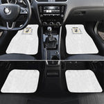 Personalized Prince Hall Freemasonry Car Mats Masonic Square And Compass Vintage Gold Pillar Illustration