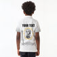 Personalized Prince Hall Freemasonry Kid Polo Shirt Masonic Square And Compass Vintage Gold Pillar Illustration