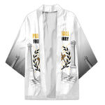 Personalized Prince Hall Freemasonry Kimono Masonic Square And Compass Vintage Gold Pillar Illustration