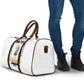 Personalized Prince Hall Freemasonry Travel Bag Masonic Square And Compass Vintage Gold Pillar Illustration