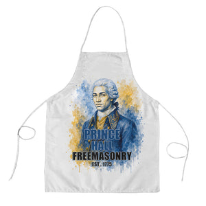 Prince Hall Freemasonry Apron Square And Compass Letter G Watercolor Portrait Art