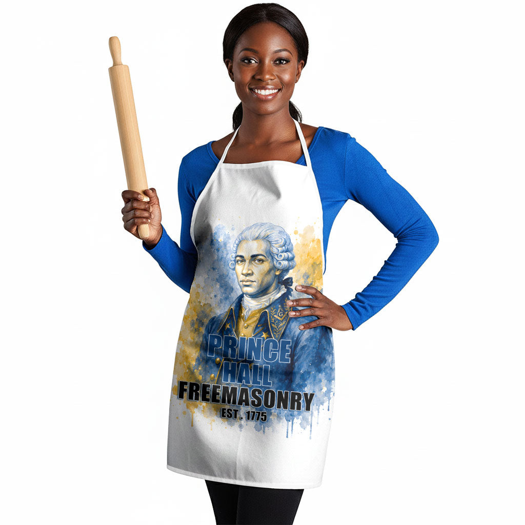 Prince Hall Freemasonry Apron Square And Compass Letter G Watercolor Portrait Art