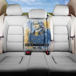 Prince Hall Freemasonry Back Car Seat Cover Square And Compass Letter G Watercolor Portrait Art