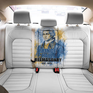 Prince Hall Freemasonry Back Car Seat Cover Square And Compass Letter G Watercolor Portrait Art