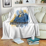 Prince Hall Freemasonry Blanket Square And Compass Letter G Watercolor Portrait Art