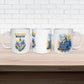 Prince Hall Freemasonry Ceramic Mug Square And Compass Letter G Watercolor Portrait Art