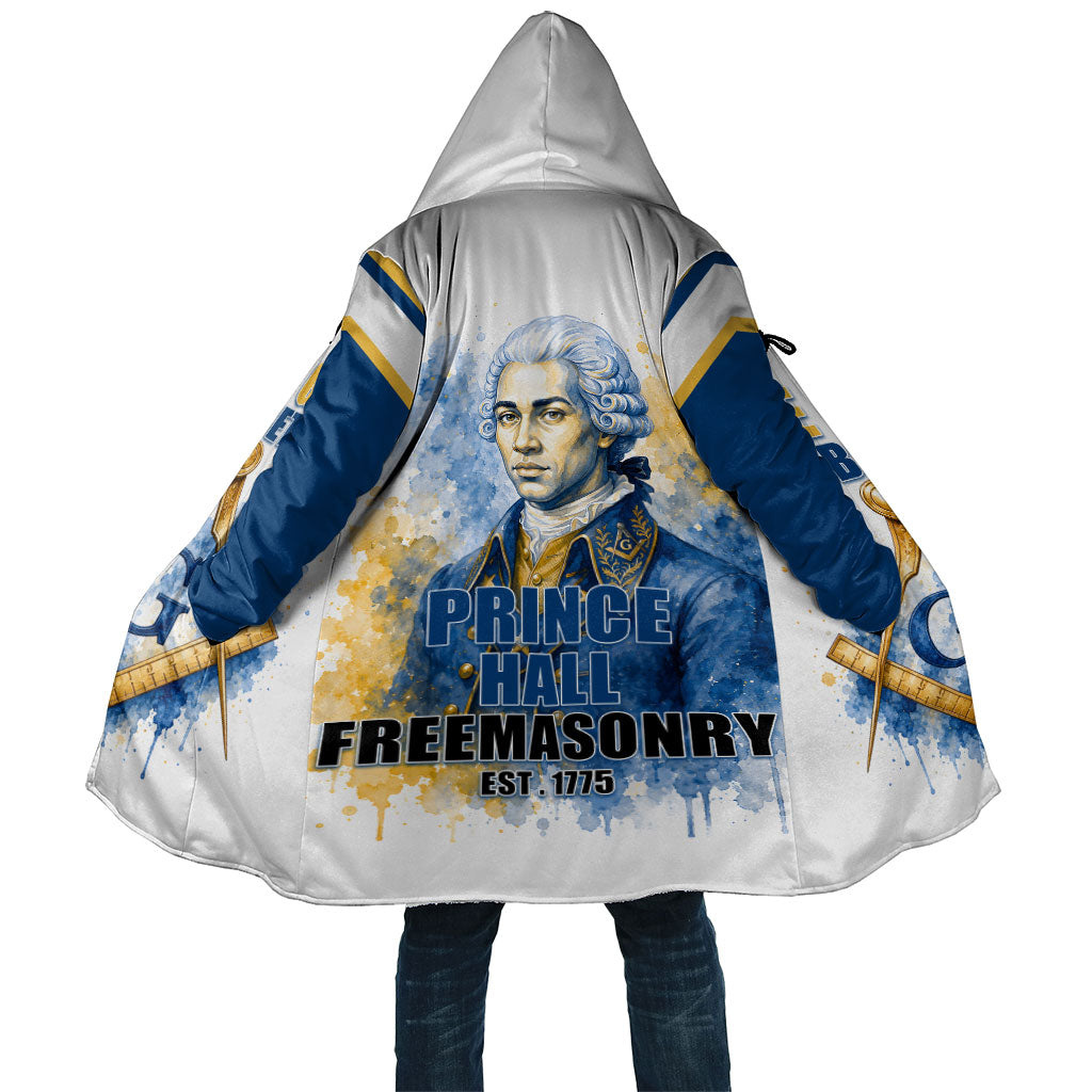 Prince Hall Freemasonry Cloak Square And Compass Letter G Watercolor Portrait Art