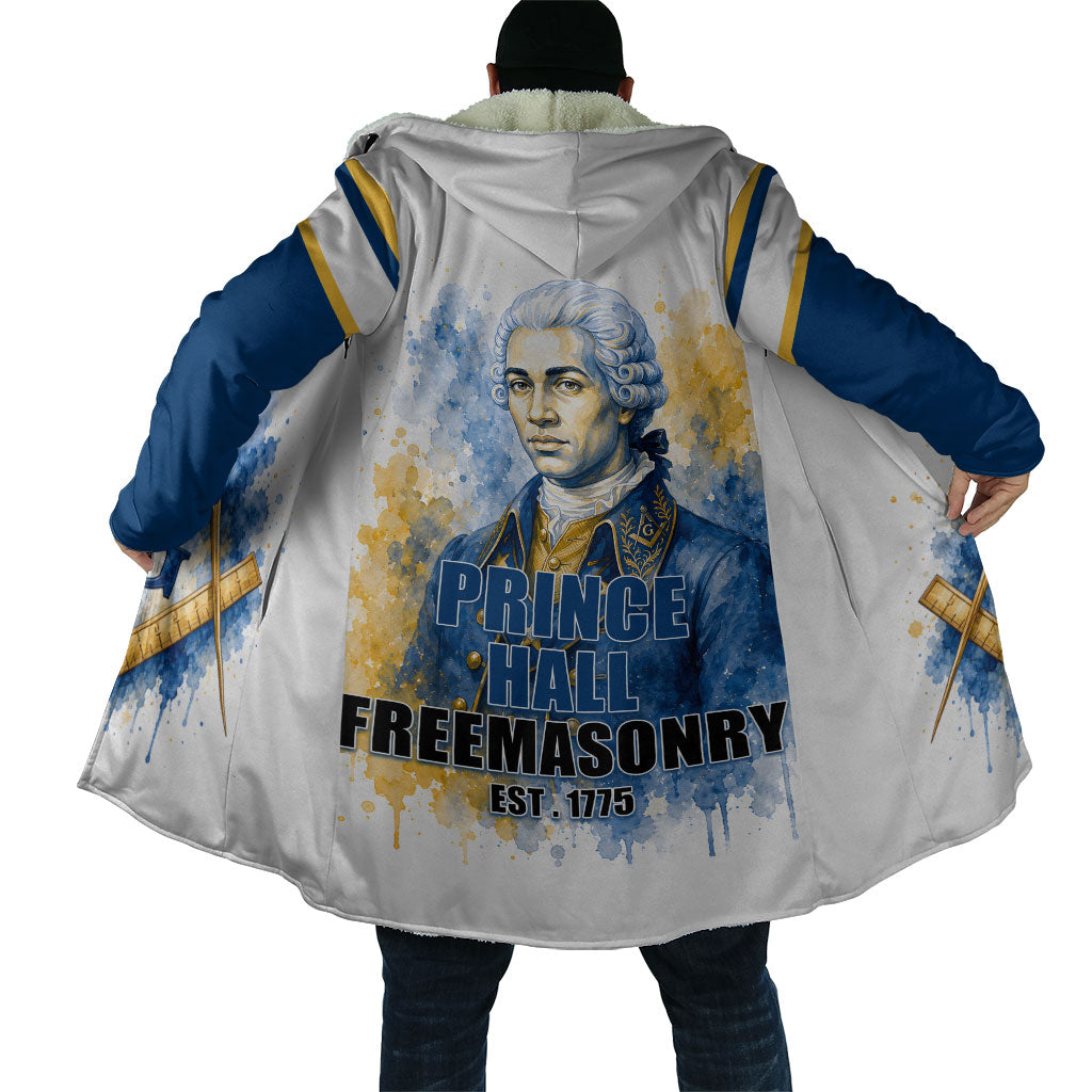 Prince Hall Freemasonry Cloak Square And Compass Letter G Watercolor Portrait Art