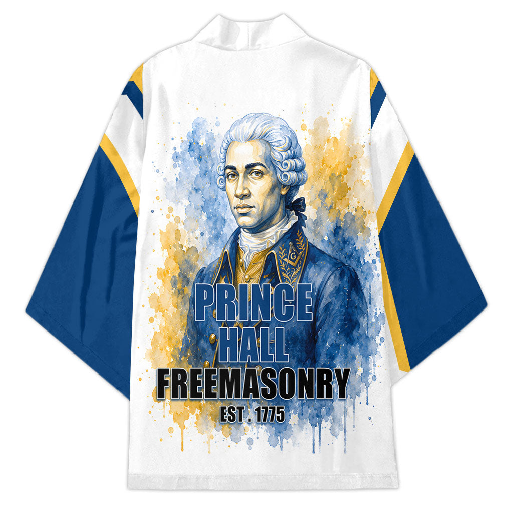 Prince Hall Freemasonry Kimono Square And Compass Letter G Watercolor Portrait Art