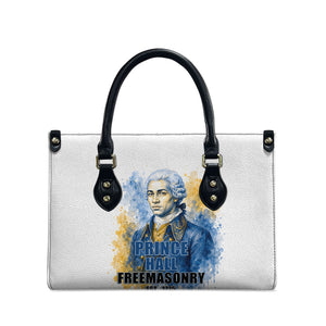 Prince Hall Freemasonry Leather Bag Square And Compass Letter G Watercolor Portrait Art