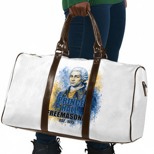 Prince Hall Freemasonry Travel Bag Square And Compass Letter G Watercolor Portrait Art