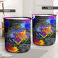 Prince Hall Freemasonry Laundry Basket Colorful Graffiti Paint Splatter On Urban Stone Wall
