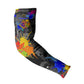Prince Hall Freemasonry Arm Sleeves Colorful Graffiti Paint Splatter On Urban Stone Wall