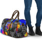 Prince Hall Freemasonry Travel Bag Colorful Graffiti Paint Splatter On Urban Stone Wall