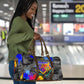 Prince Hall Freemasonry Travel Bag Colorful Graffiti Paint Splatter On Urban Stone Wall