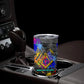 Prince Hall Freemasonry Tumbler Cup Colorful Graffiti Paint Splatter On Urban Stone Wall