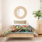 Martin Luther King Graffiti Afro Bedding Set Colorful Spray Paint Quotes and Crown - African Pride