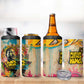 Martin Luther King Graffiti Afro 4 in 1 Can Cooler Tumbler Colorful Spray Paint Quotes and Crown - African Pride
