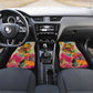 Martin Luther King Graffiti Afro Car Mats Colorful Spray Paint Quotes and Crown - African Pride