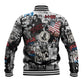 Martin Luther King Day Afro Baseball Jacket Civil Rights Leader - Classic American Street Graffiti - African Pride