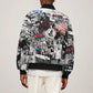 Martin Luther King Day Afro Bomber Jacket Civil Rights Leader - Classic American Street Graffiti - African Pride