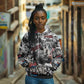 Martin Luther King Day Afro Hoodie Civil Rights Leader - Classic American Street Graffiti - African Pride