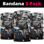 Martin Luther King Day Afro Neck Gaiter Civil Rights Leader - Classic American Street Graffiti TS04