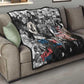 Martin Luther King Day Afro Quilt Civil Rights Leader - Classic American Street Graffiti - African Pride