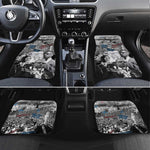 Afro Malcolm X Car Mats Quotes Dates and Black History Activist Theme - African Pride
