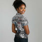 Afro Malcolm X Women Polo Shirt Quotes Dates and Black History Activist Theme - African Pride