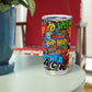 Hip Hop Graffiti African Tumbler Cup Black Melanin Text and Urban Street Art - African Pride